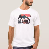 Activiteiten in de omgeving van Alaska Grizzly Bee T-shirt (Voorkant)