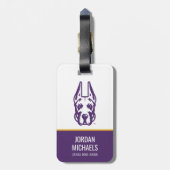 Activiteiten in de omgeving van Albany Great Dane  Bagagelabel (Achterkant verticaal)