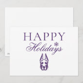 Activiteiten in de omgeving van Albany Great Dane  Feestdagenkaart (Voorkant / Achterkant)