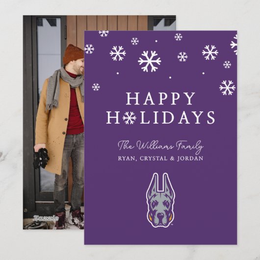 Activiteiten in de omgeving van Albany Great Dane  Feestdagenkaart (Voorkant / Achterkant)