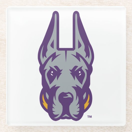 Activiteiten in de omgeving van Albany Great Dane  Glazen Onderzetter (Voorkant)