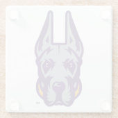 Activiteiten in de omgeving van Albany Great Dane  Glazen Onderzetter (Achterkant)