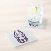 Activiteiten in de omgeving van Albany Great Dane Glazen Onderzetter (Schuin)