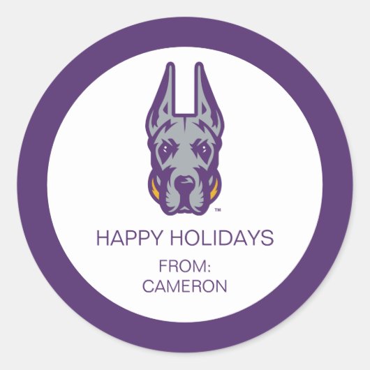 Activiteiten in de omgeving van Albany Great Dane  Ronde Sticker (Voorkant)