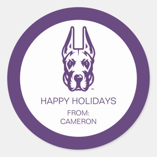 Activiteiten in de omgeving van Albany Great Dane Ronde Sticker (Voorkant)