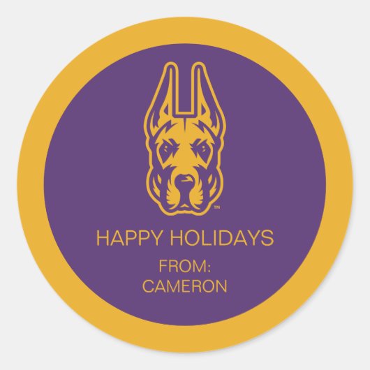 Activiteiten in de omgeving van Albany Great Dane Ronde Sticker (Voorkant)