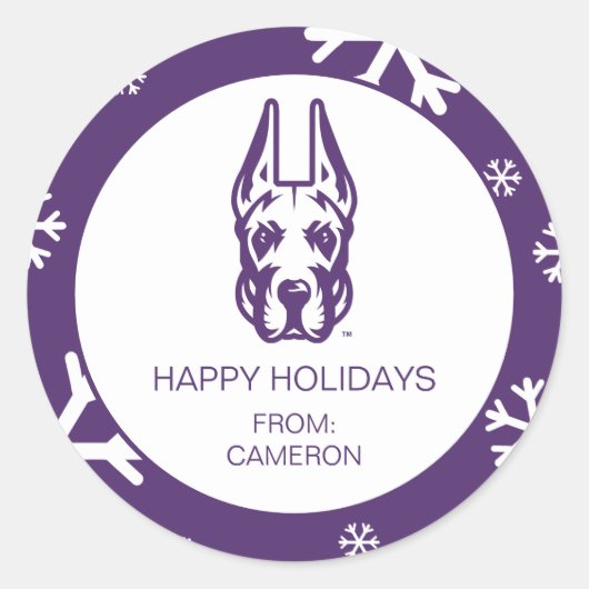 Activiteiten in de omgeving van Albany Great Dane Ronde Sticker (Voorkant)