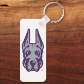 Activiteiten in de omgeving van Albany Great Dane Sleutelhanger (Achterkant)