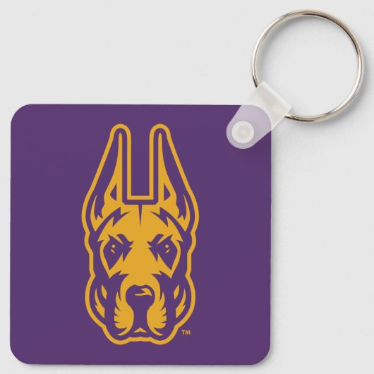 Activiteiten in de omgeving van Albany Great Dane  Sleutelhanger (Achterkant)