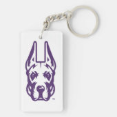 Activiteiten in de omgeving van Albany Great Dane  Sleutelhanger (achterkant)