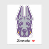 Activiteiten in de omgeving van Albany Great Dane  Sticker (Vel)