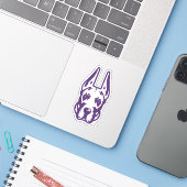 Activiteiten in de omgeving van Albany Great Dane Sticker (Laptop met iPhone)