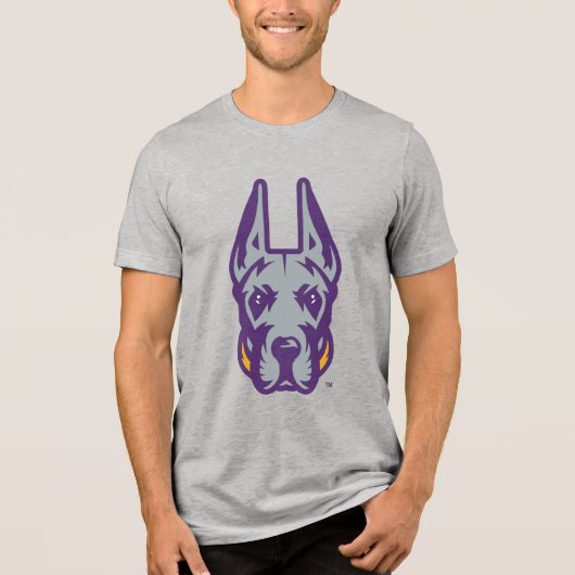 Activiteiten in de omgeving van Albany Great Dane  Tri-Blend Shirt (Voorkant)