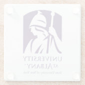 Activiteiten in de omgeving van Albany Iconic Logo Glazen Onderzetter (Achterkant)