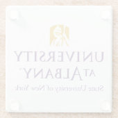 Activiteiten in de omgeving van Albany Iconic Logo Glazen Onderzetter (Achterkant)