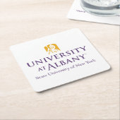 Activiteiten in de omgeving van Albany Iconic Logo Kartonnen Onderzetters (Schuin)