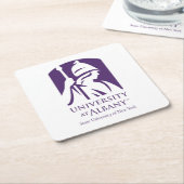 Activiteiten in de omgeving van Albany Iconic Logo Kartonnen Onderzetters (Schuin)