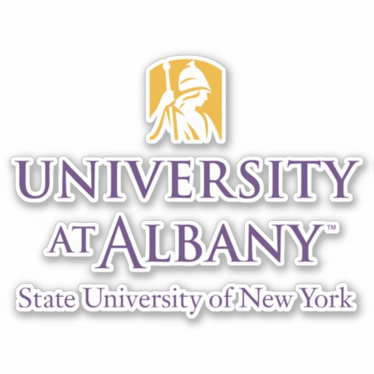 Activiteiten in de omgeving van Albany Iconic Logo Sticker (Voorkant)