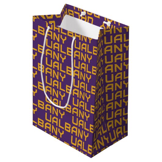 Activiteiten in de omgeving van Albany Wordmark 2 Medium Cadeauzakje (Voorkant Gekanteld)