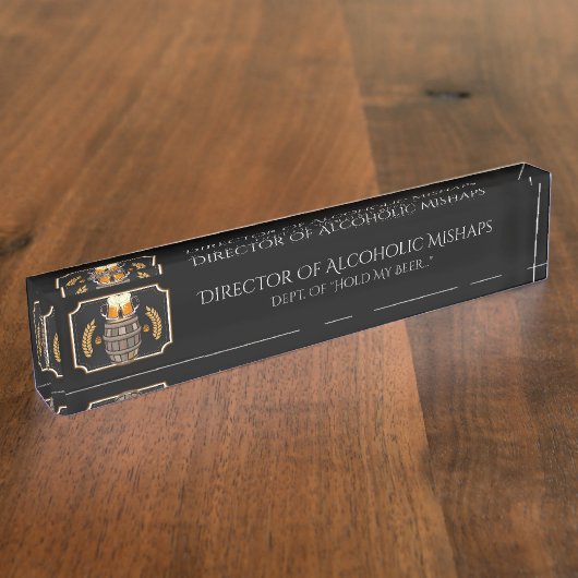 Activiteiten in de omgeving van Alcoholic Mishaps  Naambordje (Zijkant)