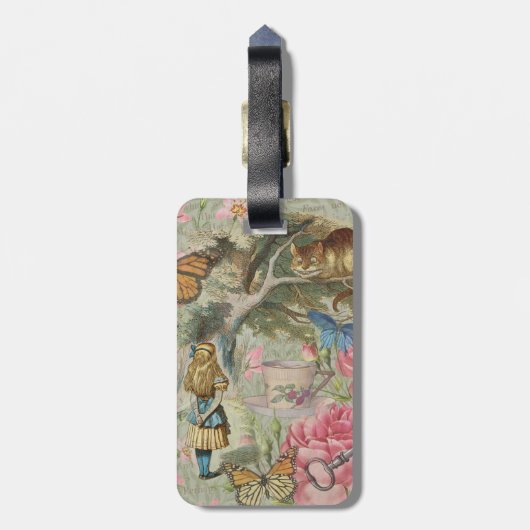 Activiteiten in de omgeving van Alice Cheshire Cat Bagagelabel (Achterkant verticaal)