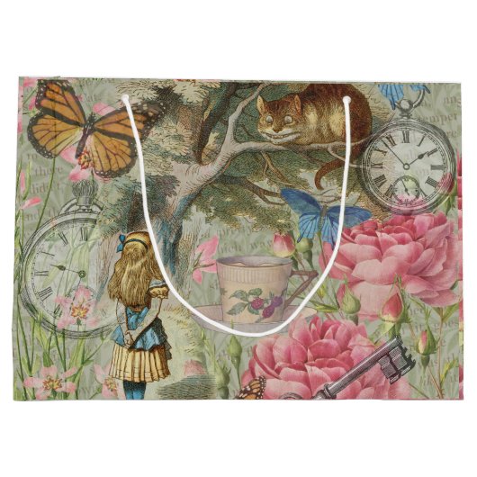 Activiteiten in de omgeving van Alice Cheshire Cat Groot Cadeauzakje (Achterkant)