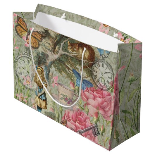 Activiteiten in de omgeving van Alice Cheshire Cat Groot Cadeauzakje (Achterkant Gekanteld)