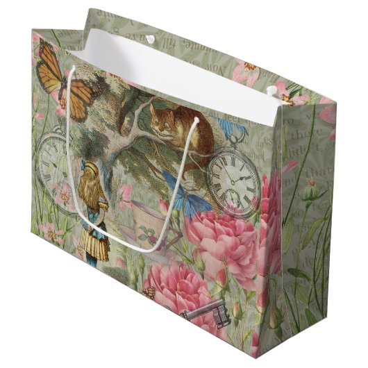 Activiteiten in de omgeving van Alice Cheshire Cat Groot Cadeauzakje (Voorkant Gekanteld)