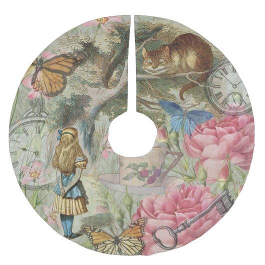 Activiteiten in de omgeving van Alice Cheshire Cat Kerstboom Rok (Voorkant)