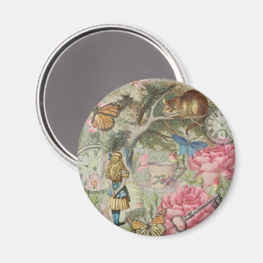 Activiteiten in de omgeving van Alice Cheshire Cat Magneet (Voorkant / Achterkant)