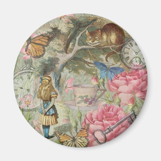 Activiteiten in de omgeving van Alice Cheshire Cat Magneet (Voorkant)