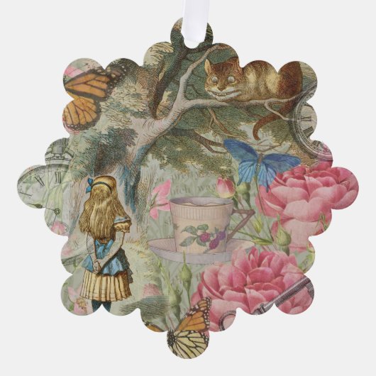 Activiteiten in de omgeving van Alice Cheshire Cat Ornament Kaart (Voorkant)