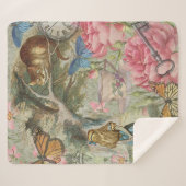 Activiteiten in de omgeving van Alice Cheshire Cat Sherpa Deken (Voorkant (horizontaal))