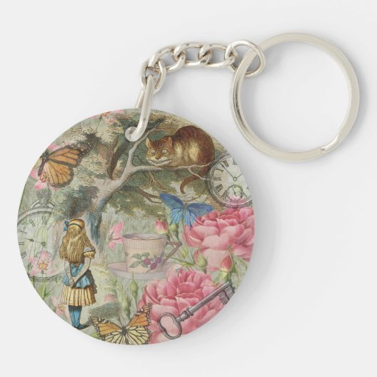 Activiteiten in de omgeving van Alice Cheshire Cat Sleutelhanger (Achterkant)