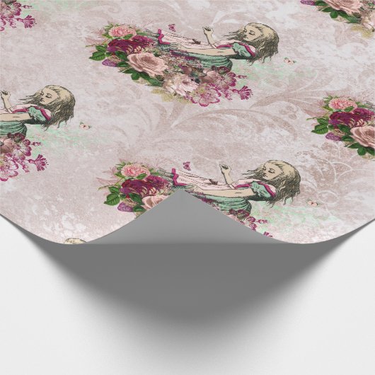 Activiteiten in de omgeving van Alice in Wonderlan Cadeaupapier (Hoek)