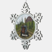 Activiteiten in de omgeving van Amish Buggy Town D Tin Sneeuwvlok Ornament (Rechts)