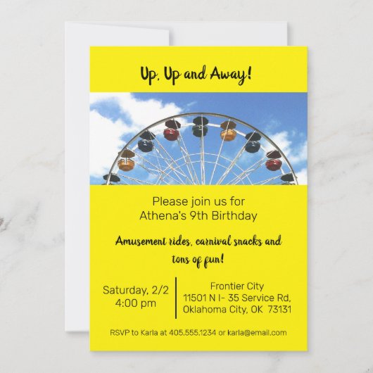 Activiteiten in de omgeving van Amusement Park Fer Kaart (Voorkant)