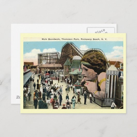 Activiteiten in de omgeving van Amusement Park, Ro Briefkaart (Voorkant / Achterkant)