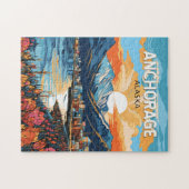 Activiteiten in de omgeving van Anchorage Alaska T Legpuzzel (Horizontaal)