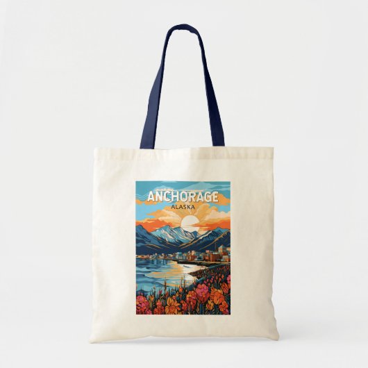 Activiteiten in de omgeving van Anchorage Alaska T Tote Bag (Voorkant)