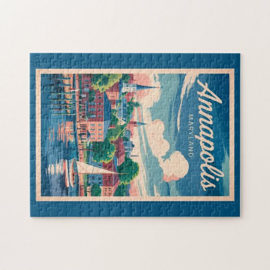 Activiteiten in de omgeving van Annapolis Maryland Legpuzzel (Horizontaal)