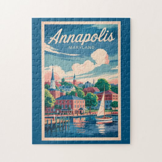 Activiteiten in de omgeving van Annapolis Maryland Legpuzzel (Verticaal)