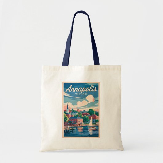 Activiteiten in de omgeving van Annapolis Maryland Tote Bag (Voorkant)