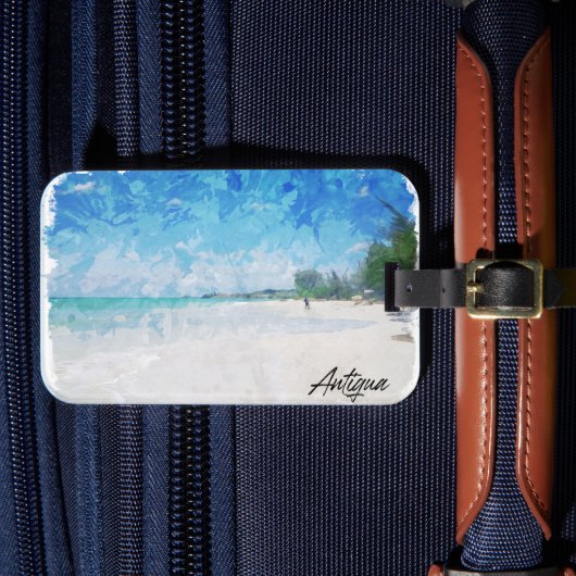 Activiteiten in de omgeving van Antigua Caribbean  Bagagelabel (Voorkant Insitu 4)