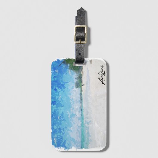 Activiteiten in de omgeving van Antigua Caribbean  Bagagelabel (Voorkant (verticaal))