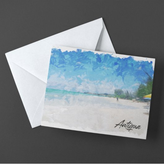 Activiteiten in de omgeving van Antigua Caribbean Briefkaart