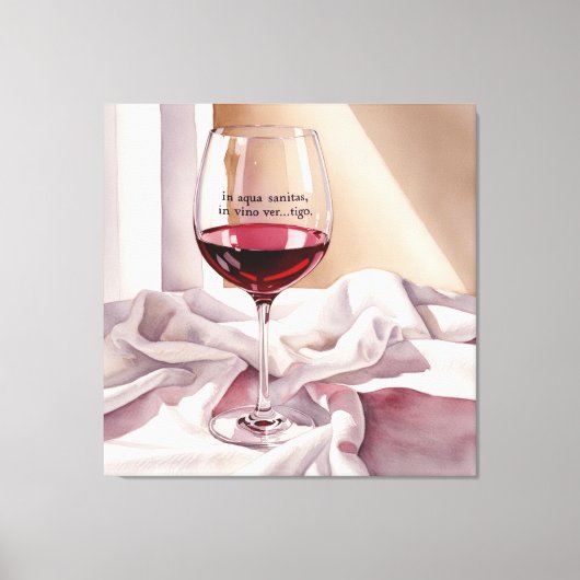 Activiteiten in de omgeving van Aqua Sanitas in Vi Canvas Afdruk (Voorkant)