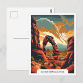 Activiteiten in de omgeving van Arches National Pa Briefkaart (Voorkant / Achterkant)