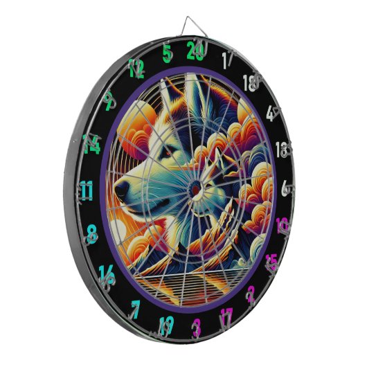 Activiteiten in de omgeving van Arctic Trail Husky Dartbord (Voorkant Links)