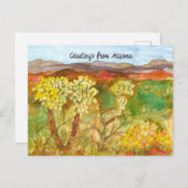 Activiteiten in de omgeving van Arizona Cactus Sou Briefkaart (Voorkant / Achterkant)